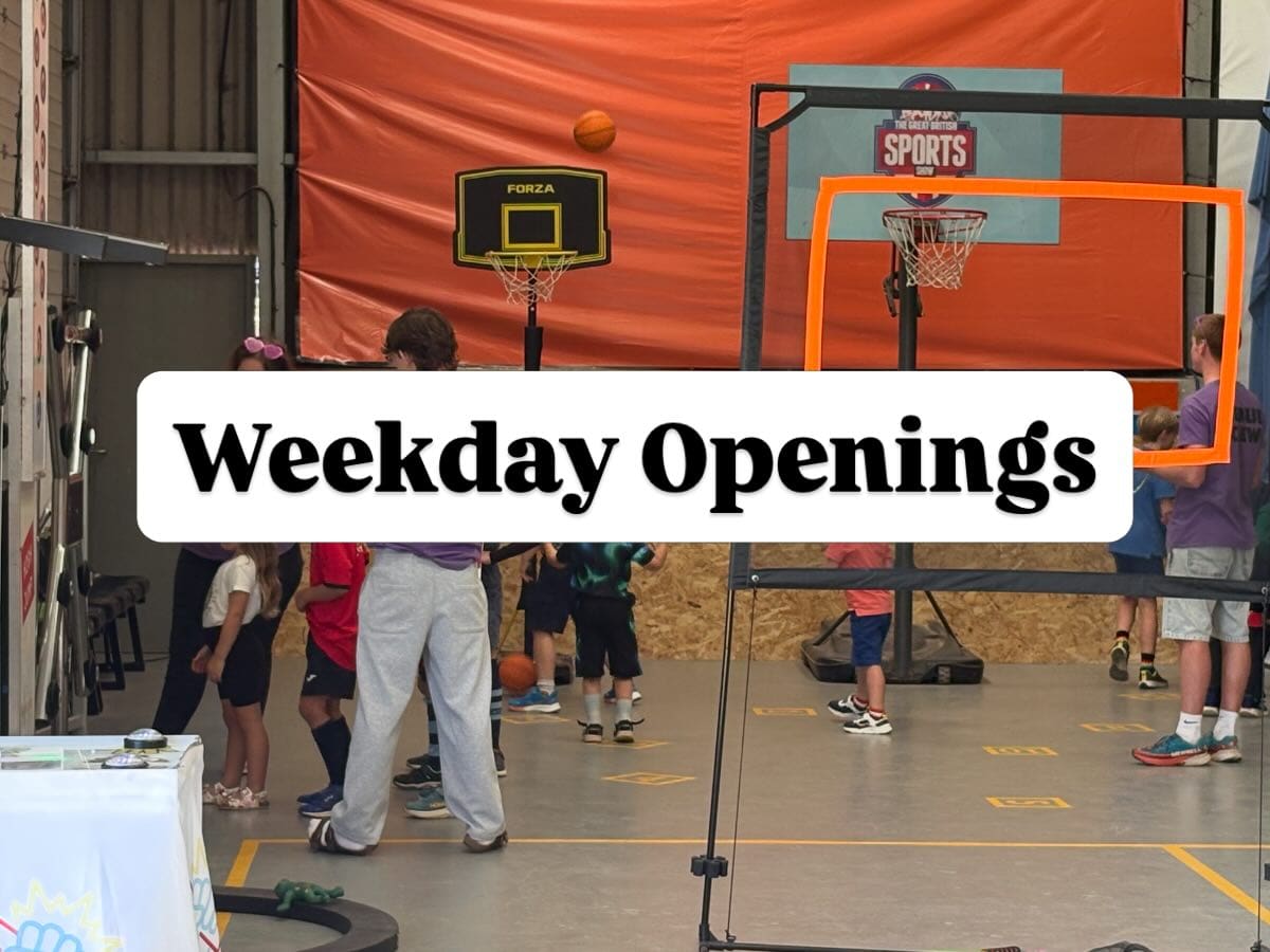β½οΈπ OUR WEEKDAYS βοΈβοΈ
After a great weekend of visitors and some awesome parties π₯³π we are looking ahead to our weekday schedule.
From this week we will be offering -
Wed / Thurs / Fri - after school drop-in
3.00 - 5.30 - stay as long as you want
Β£9.50 - 7 and overs
Β£5.00 - 6 and under
Β£1.00 - Spectators
Thursday - Home Education drop-in
11.00 - 2.30 - stay as long as you want
Β£9.50 - Parent / Carer + 1 child
Β£5.50 - Per Extra Child
We hope to see you soon BUT if these times donβt work for you and you have a group who want to enjoy The Sports Barn - just get in touch and weβll try to make it happen π
Book now at - www.sports-barn.co.uk
#devon #homeeducation #HomeEducating #AfterSchoolActivities #familyfun sportbarn